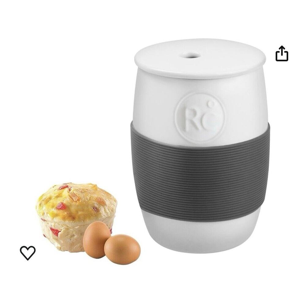 Pampered Chef Egg Cooker Microwave Ceramic Egg Cooker #1529 New In Box